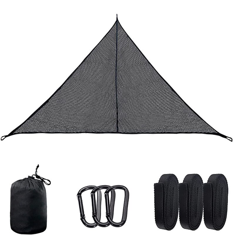 Cheap Goat Tents 2.8M*2.8M*2.8M Portable Triangle Hammock Outdoor Aerial Triangle Hammock Portable Aerial Camping Camping Aerial Mesh Hammock   